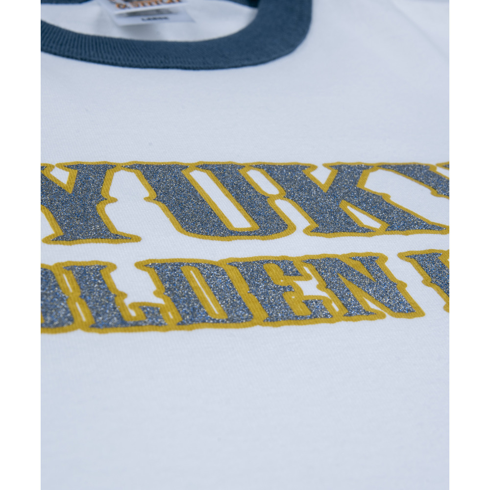【新商品】テキストロゴ グリッターTシャツ 詳細画像 ホワイト 6